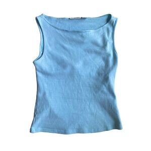 90s High Neck Backless Tank Top